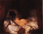 Jean Francois Millet Reclining Nude France oil painting reproduction